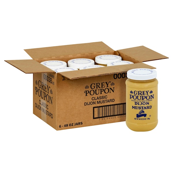 Grey Poupon Grey Poupon Classic Dijon Mustard 3lbs, PK6 10054400000389 - main